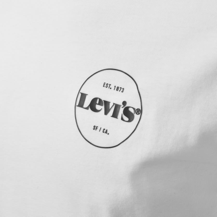 Alternative Image for ProductLevis Original Crew Neck Logo T Shirt White3